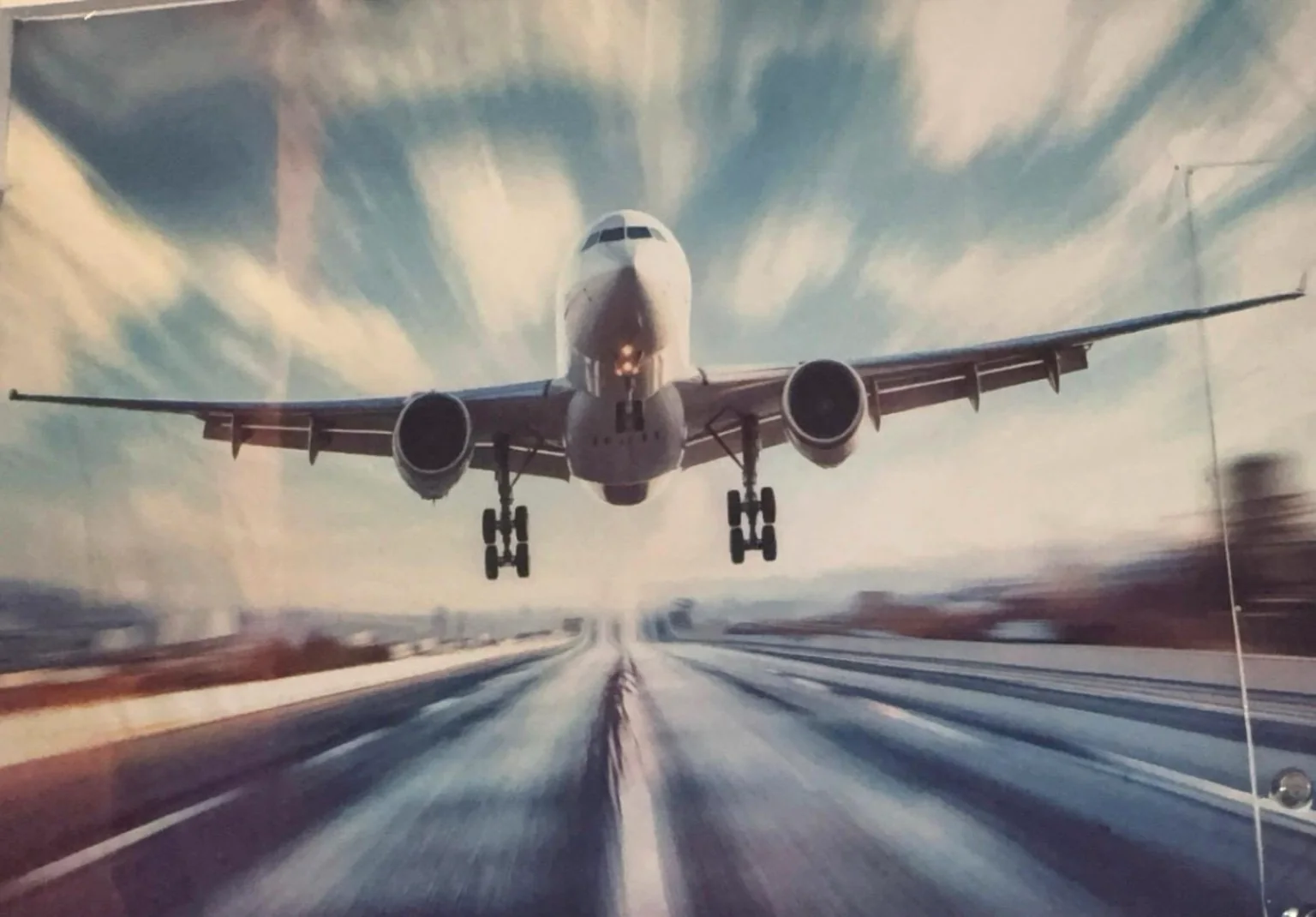 Aviation décor at The Full Flight